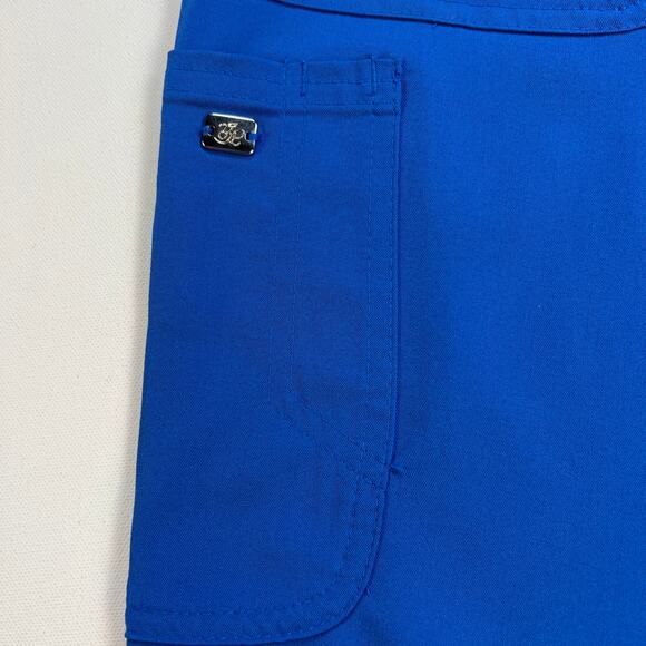 Barco Grey’s Anatomy 3 Pocket Low Rise Cargo Straight Leg Scrub Pants Size LT - Picture 6 of 10